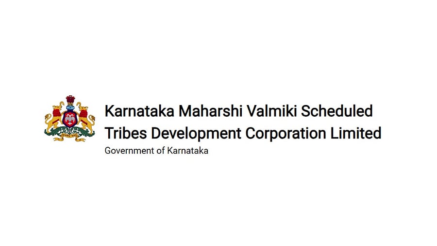 <div class="paragraphs"><p>Karnataka Maharshi Valmiki Scheduled Tribes Development Corporation logo.</p></div>